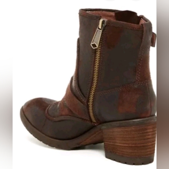 NEW DONALD PLINER Delta Leather Moto boots - Picture 7 of 8